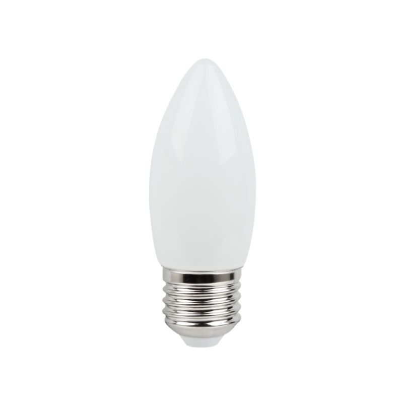 LED-pære Diall C35 E27 6 W 470 lm mælkehvid varm hvid