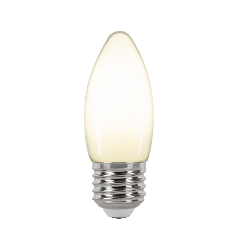 LED-pære Diall C35 E27 6 W 470 lm mælkehvid neutral farvetone