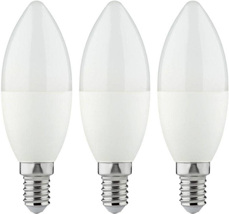 LED-pære Diall C37 E14 806 lm 4000 K DIM 3 stk.