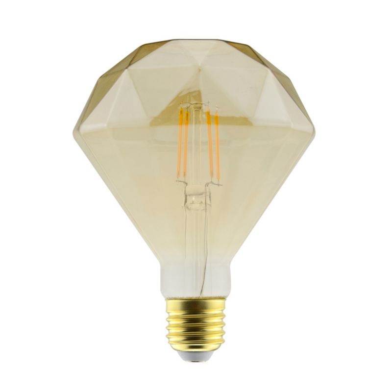 LED-pære Diall Diamond E27 470 lm 1800 K