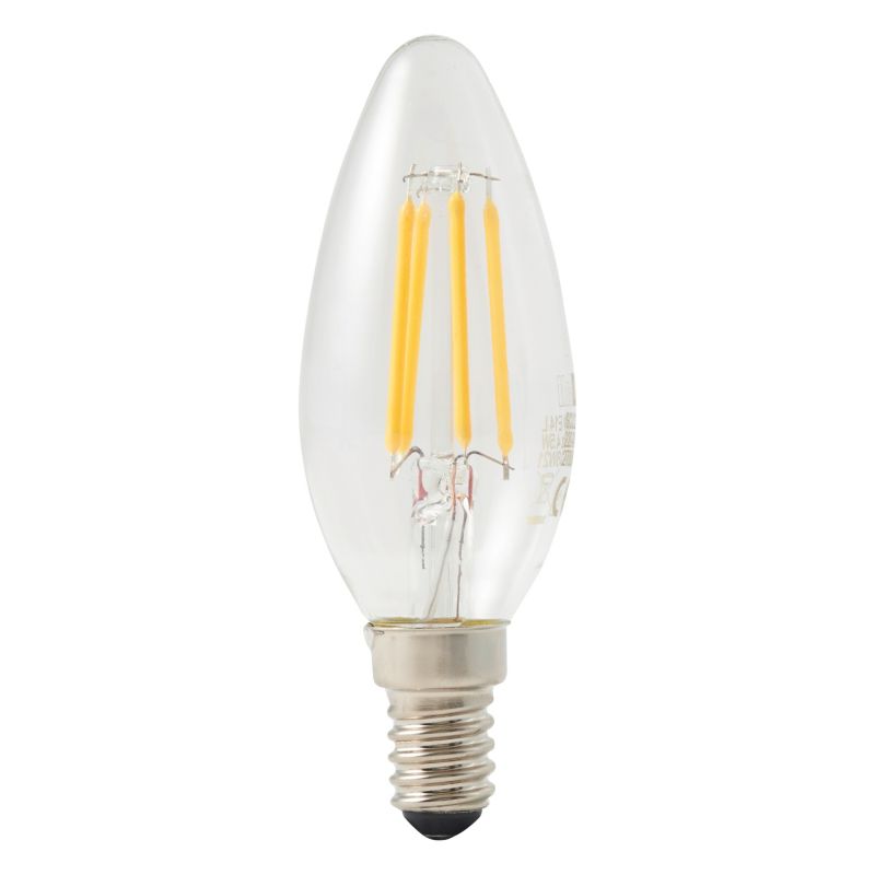 LED Filamentpære C35 E14 3,4 W 470 lm 2700 K