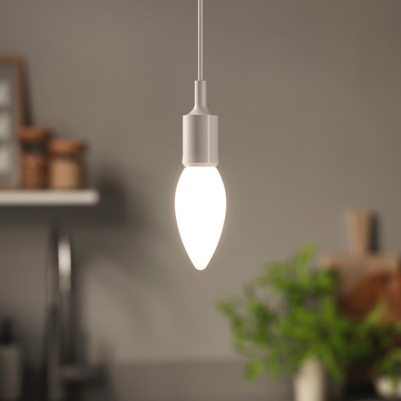 LED-pære Filament C35 E14 470 lm 4000 K 3 stk.
