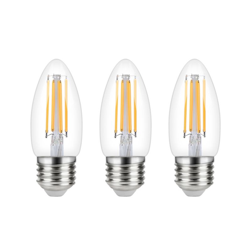 LED-pære Diall Filament C35 E27 470 lm 2700 K 3 stk.