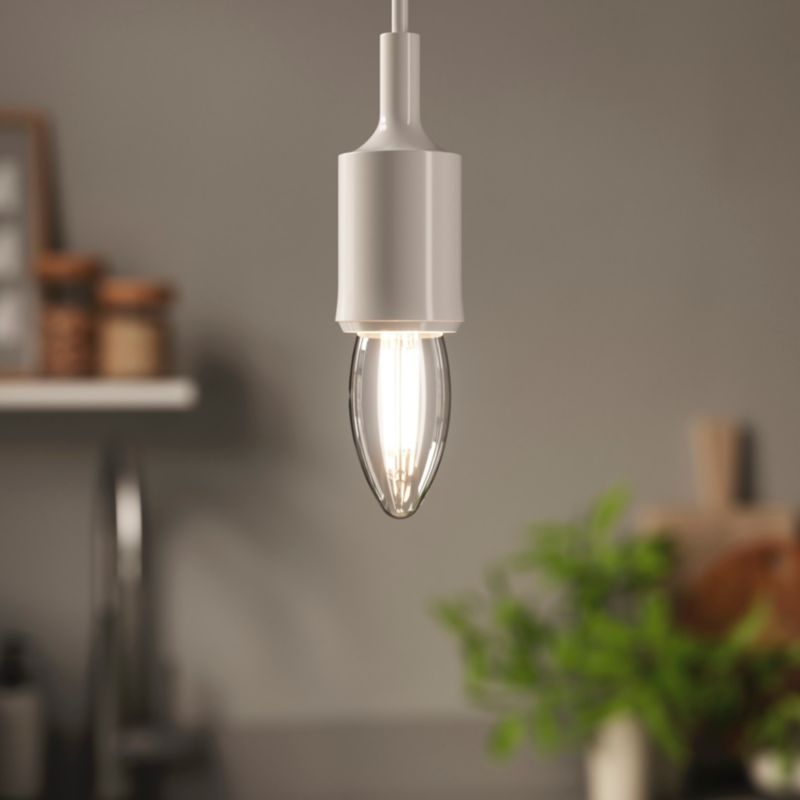 LED-pære Diall Filament C35 E27 470 lm 4000 K 3 stk.