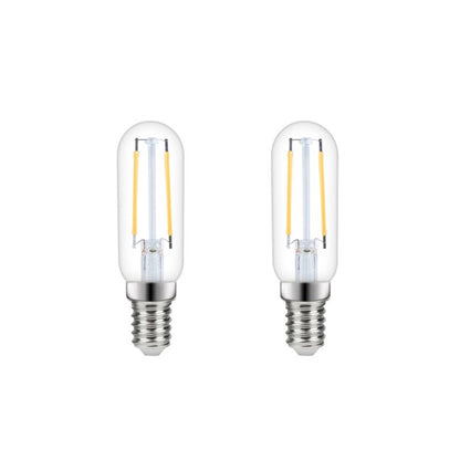 Diall LED-pære Filament T25 136 lm, 2 stk.