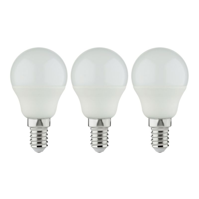 LED-pære Diall G45 E14 470 lm 4000 K 3 stk.