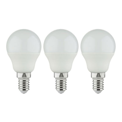 LED-pære Diall G45 E14 470 lm 4000 K 3 stk.