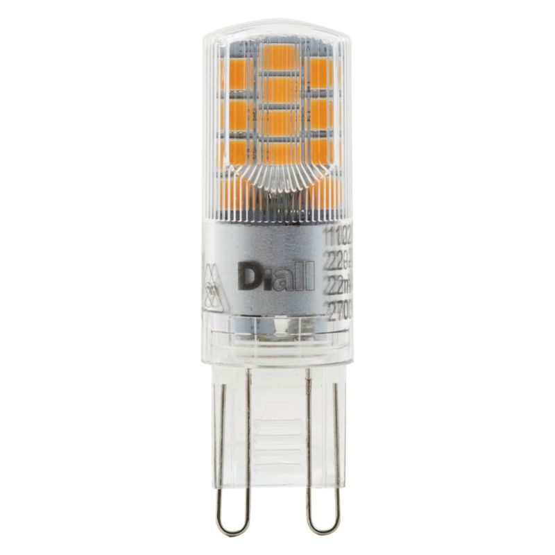 Diall G9 LED-pære 300 lm 4000 K 2 stk.