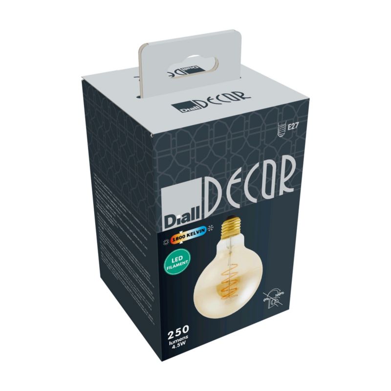 LED-pære Glob G95 E27 250 lm 1800 K