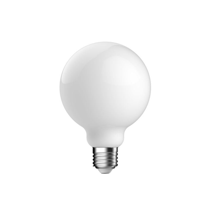 LED-pære Diall G95 E27 806 lm 2700 K mælkehvid