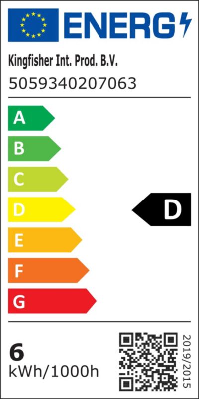 LED-pære Diall G95 E27 806 lm 2700 K mælkehvid