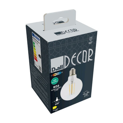 LED-pære Glob E27 806 lm 2700 K