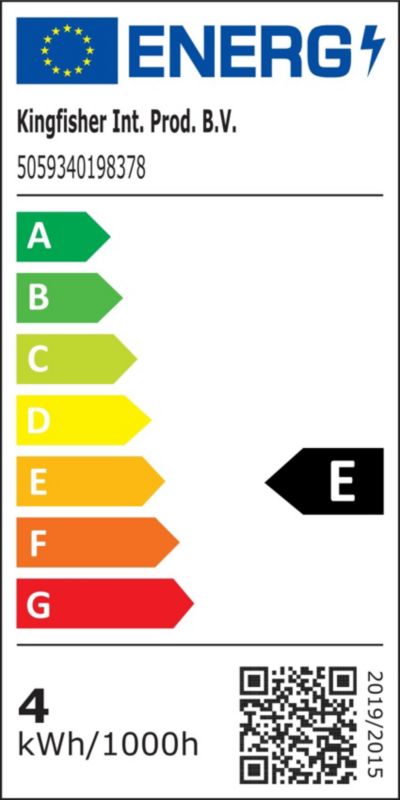 Diall LED-pære GU10 345 lm 2700 K 100D 3 stk.