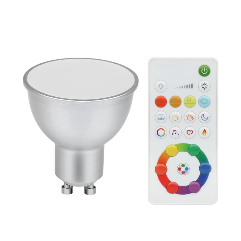 LED-pære Diall GU10 350 lm RGBW + CCT