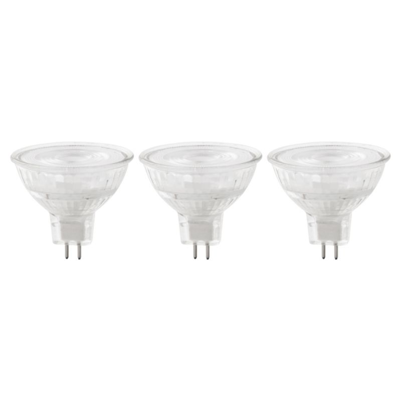 Diall LED-pære MR16 GU5,3 345 lm 4000 K 3 stk.