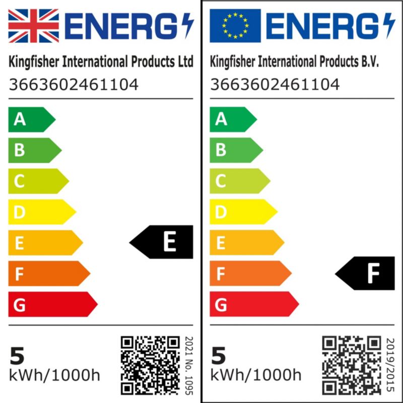 LED-pære Diall P45 470 lm E14 2700/4000 K