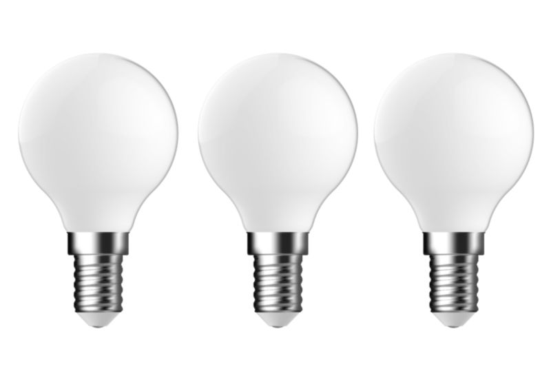LED-pære P45 E14 470 lm 4000 K 3 stk.
