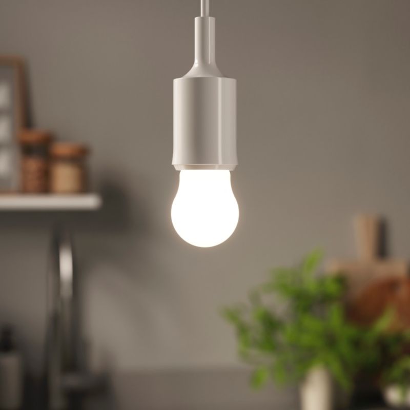LED-pære Diall P45 E27 470 lm 4000 K mælkehvid