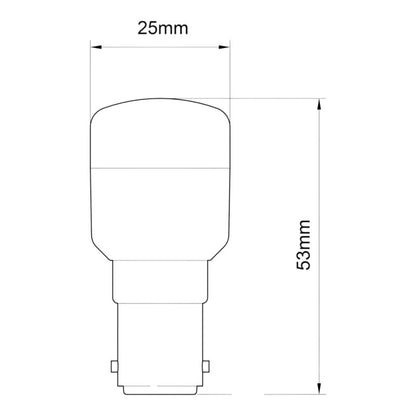 LED-pære T26 B15 140 lm 2700 K