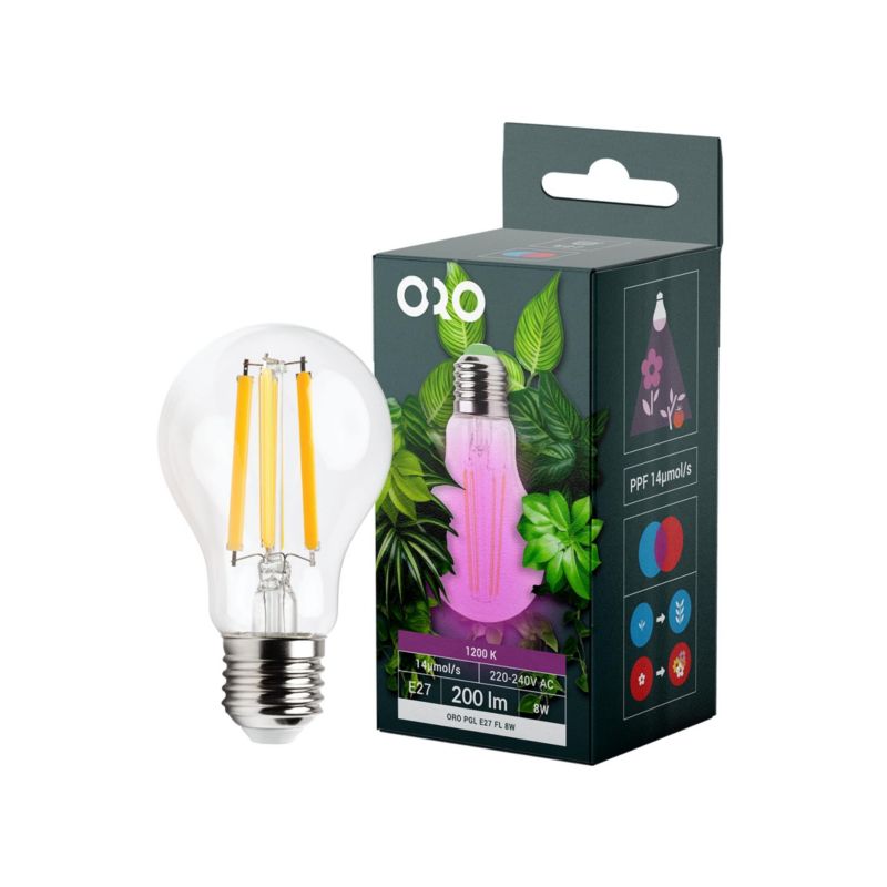 LED-pære DPM E27 200 lm 1300 K til planter