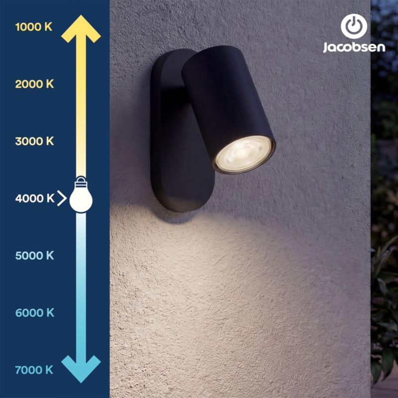 LED-pære Jacobsen GU10 345 lm 4000 K 36D