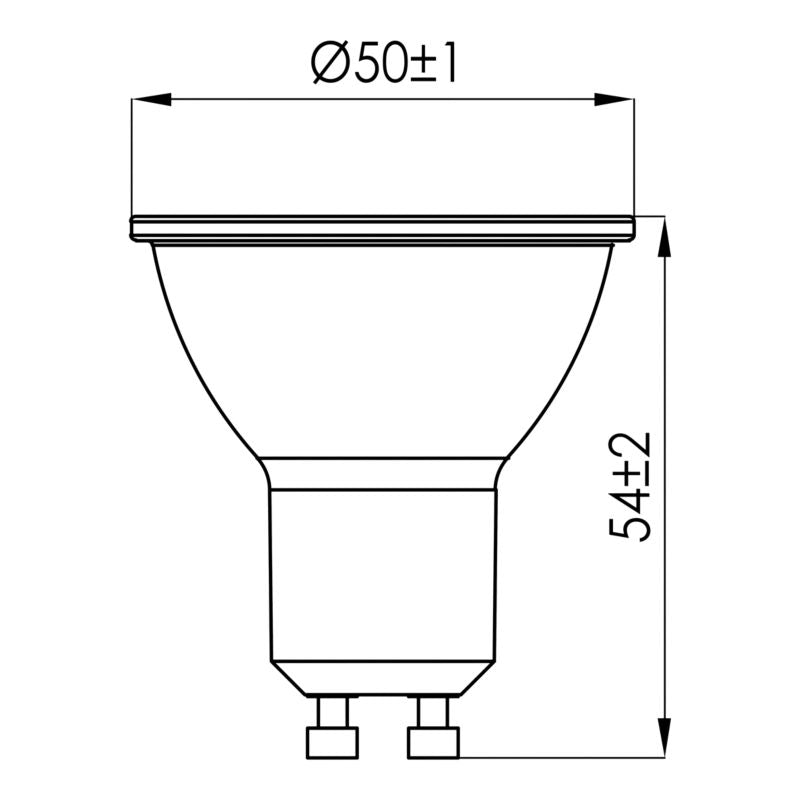 LED-pære Jacobsen GU10 630 lm 2700 K 100D