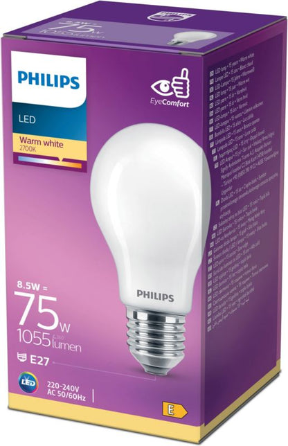 Philips A60 LED-glødepære Glass E27 1055 lm 2700 K