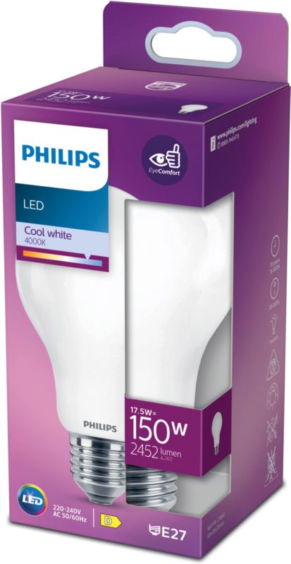 Philips A67 E27 LED-pære Glass 2452 lm 4000 K