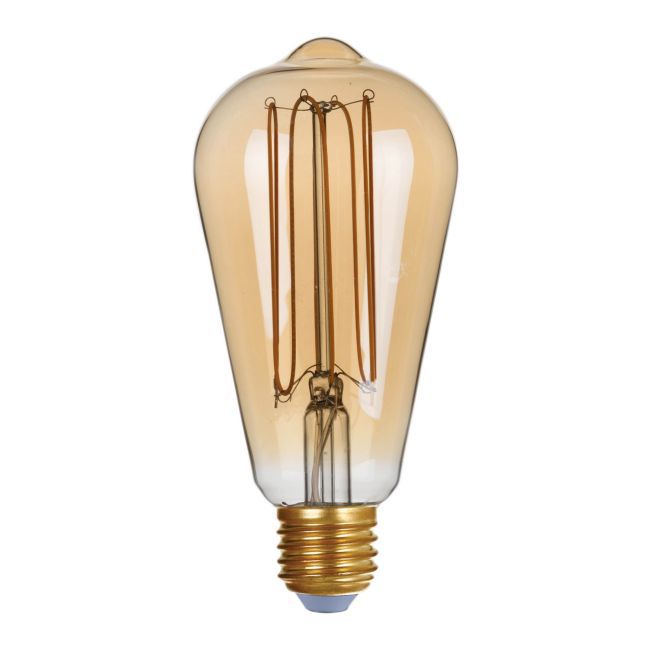 LED-pære Italux ST64 E27 200 lm 2200 K amber Dæmpbar