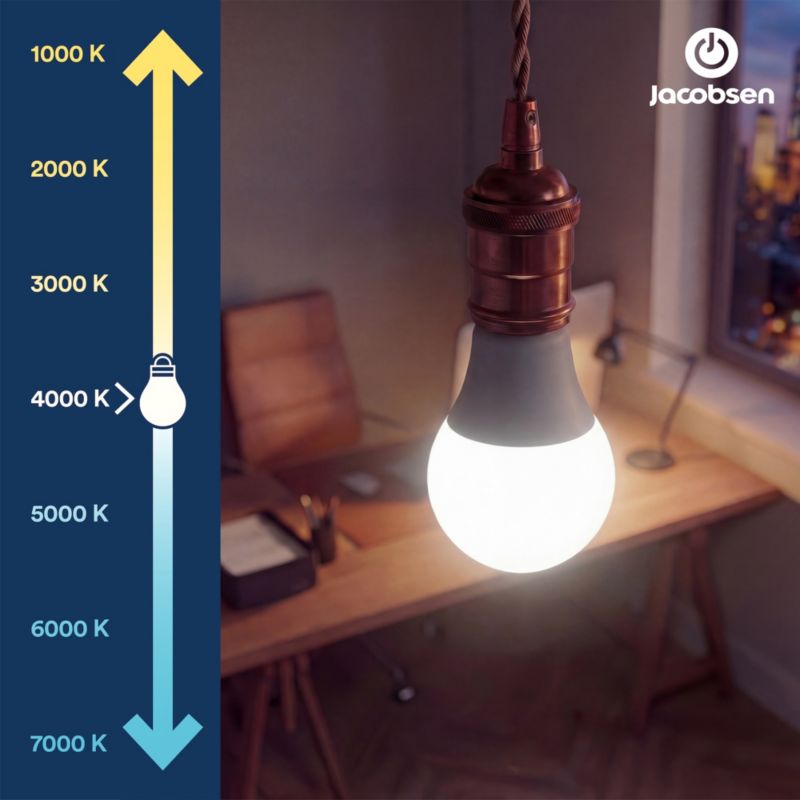 LED-pære A60 E27 1521 lm 4000 K Hvid