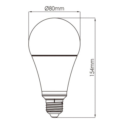 LED-pære Jacobsen A60 E27 3452 lm 2700 K