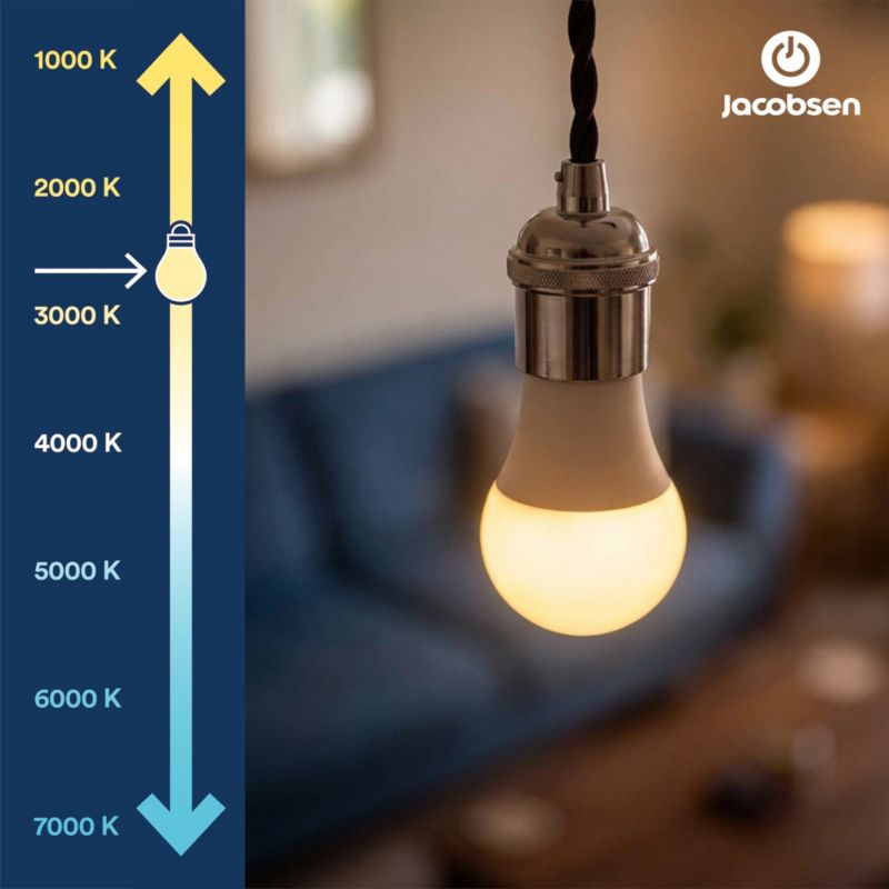 LED-pære Jacobsen A60 E27 3452 lm 2700 K