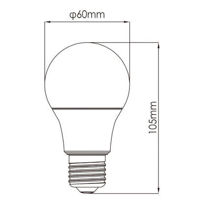 LED-pære A60 E27 806 lm 4000 K 3 stk.