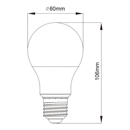 LED-pære Jacobsen A60 E27 806 lm 4000 K PIR