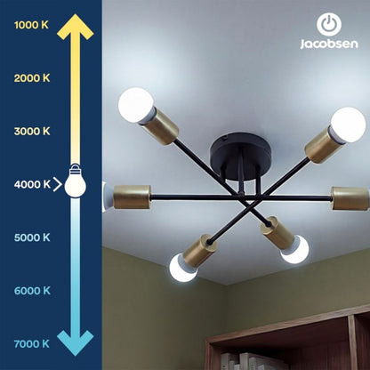 LED-pære Jacobsen A60 E27 806 lm 4000 K PIR