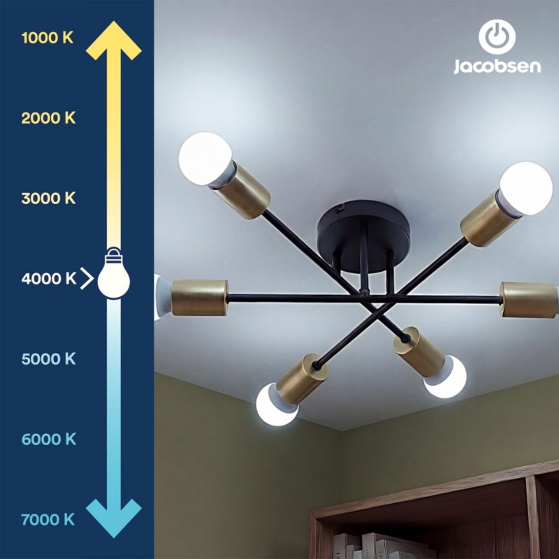 LED-pære Jacobsen A60 E27 806 lm 4000 K PIR
