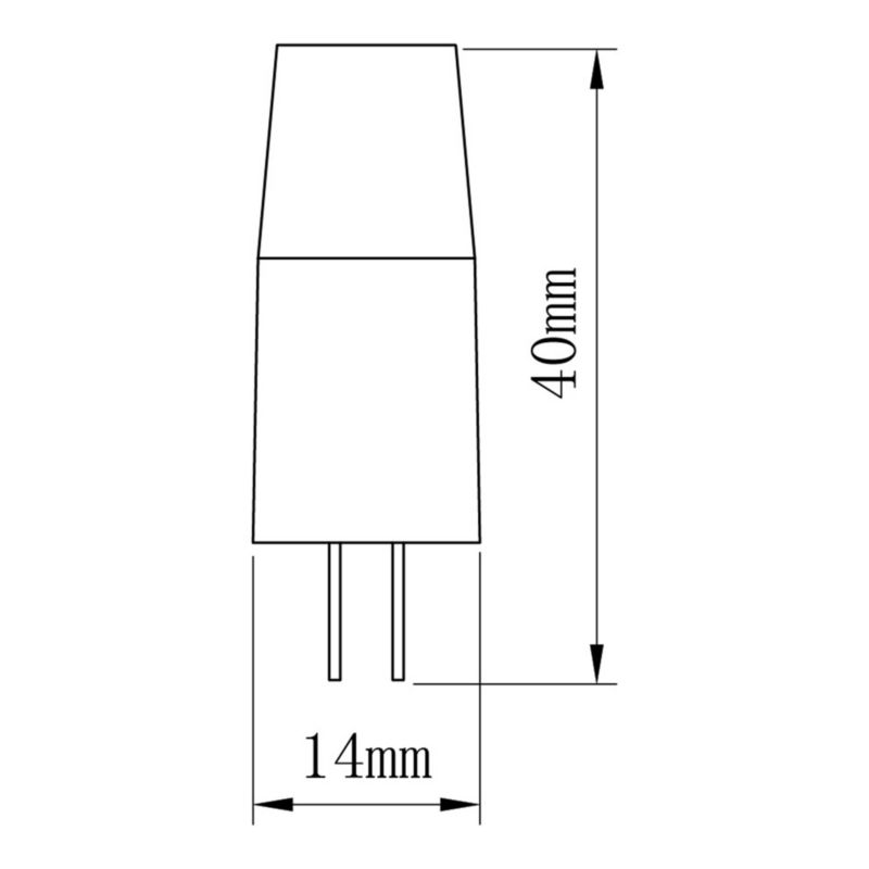 LED-pære Jacobsen G4 180 lm 4000 K 2 stk.