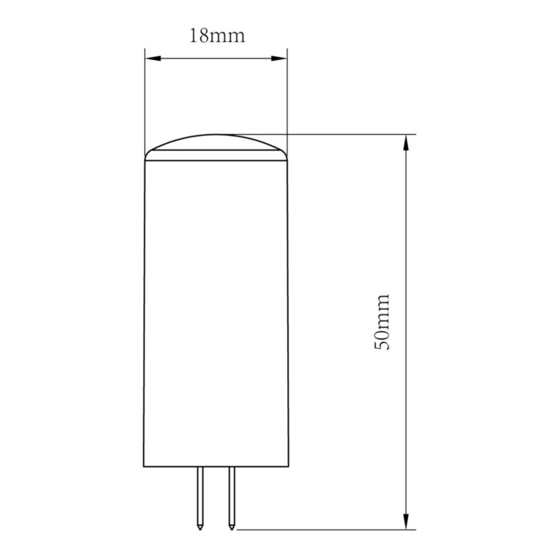 LED-pære Jacobsen G4 470 lm 2700 K