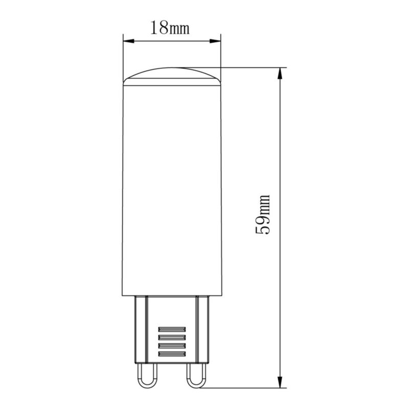 LED-pære Jacobsen G9 600 lm 2700 K Dæmpbar