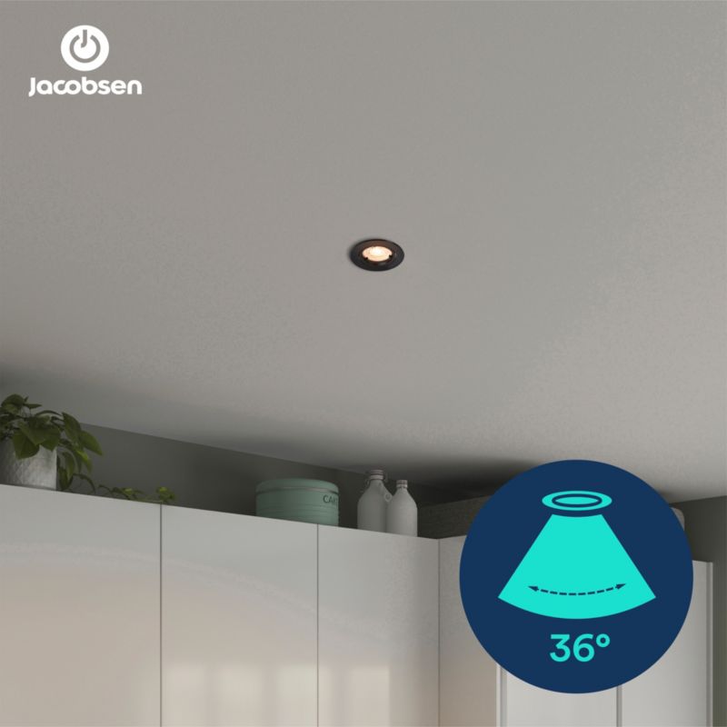 LED-pære Jacobsen GU10 345 lm 2700 K 36D Hvid 6 stk.