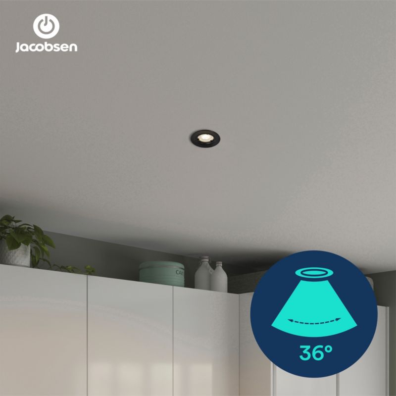LED-pære Jacobsen GU10 345 lm 4000 K 36D Hvid 6 stk.