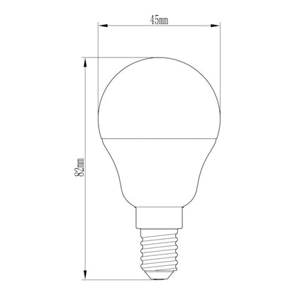 LED-pære P45 E14 470 lm 2700 K