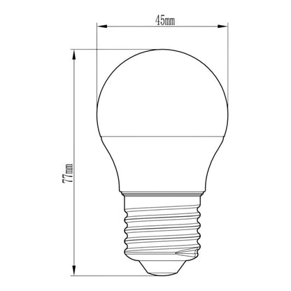 LED-pære P45 E27 250 lm 4000 K