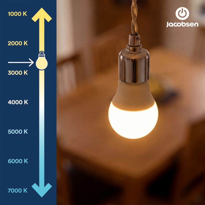 LED-pære Jacobsen P45 E27 470 lm 2700 K