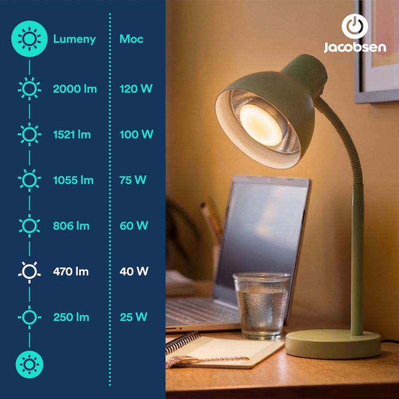 LED-pære R50 E14 470 lm 2700 K Sølv 2 stk.