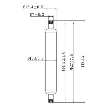LED-pære R7S 806 lm 4000 K Neutral Hvid