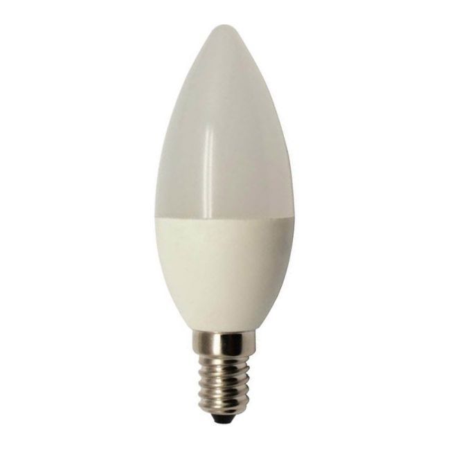 LED-pære B35 E14 6 W 450 lm Mælkehvid Kold Hvid