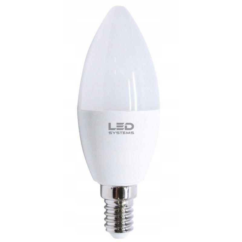 LED-pære C37 E14 6 W 450 lm Mat Varmhvid