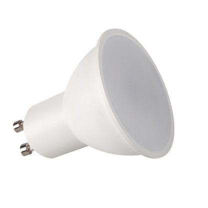 LED-Pære GU10 7W 600lm Mælkehvid Kold Hvid | 5901730204049