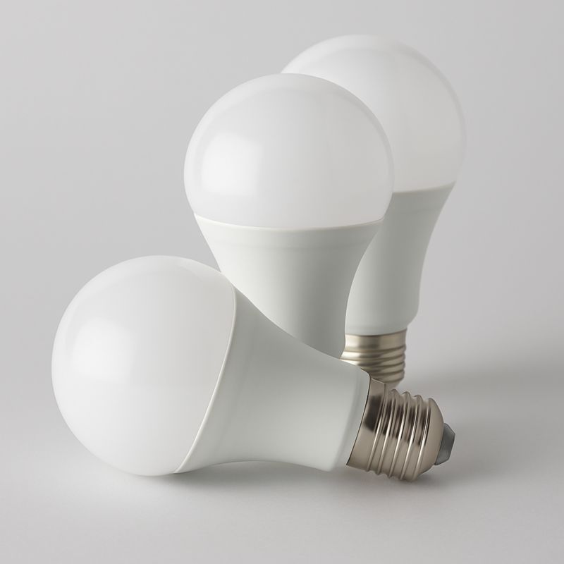 LED-pære A60 E27 9 W 3000 K 3 stk.